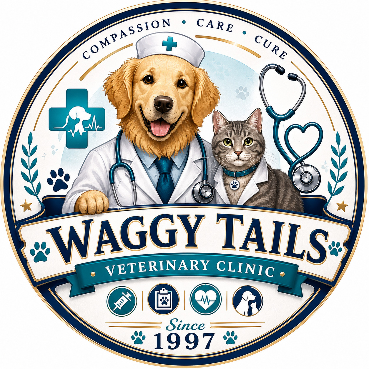 Waggy Tails logo